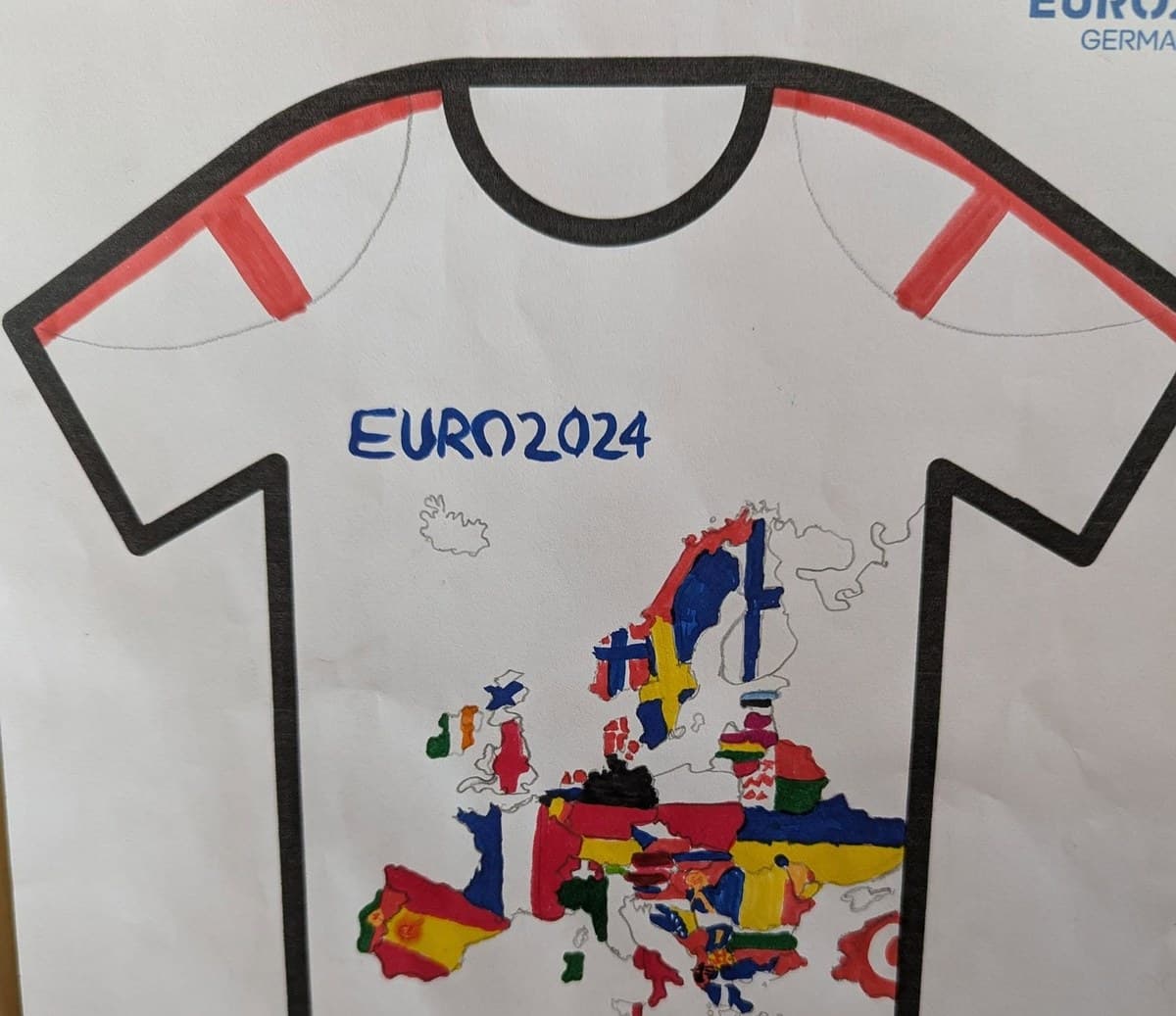 Winning Euro 2024 football shirt design entry